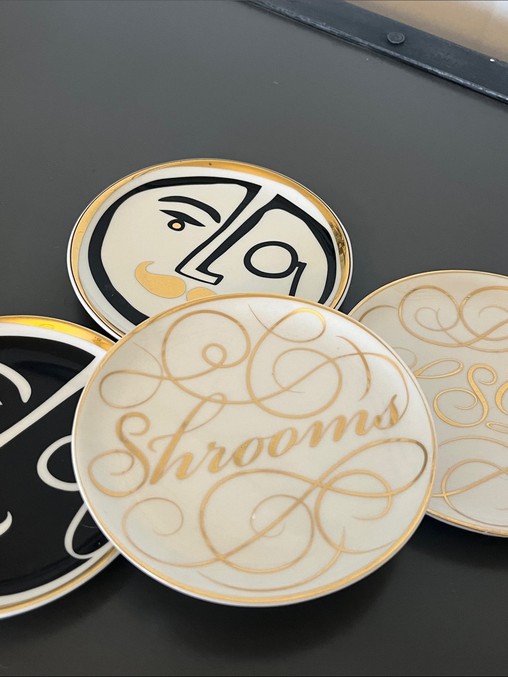 JONATHAN ADLER COASTERS - set of 4